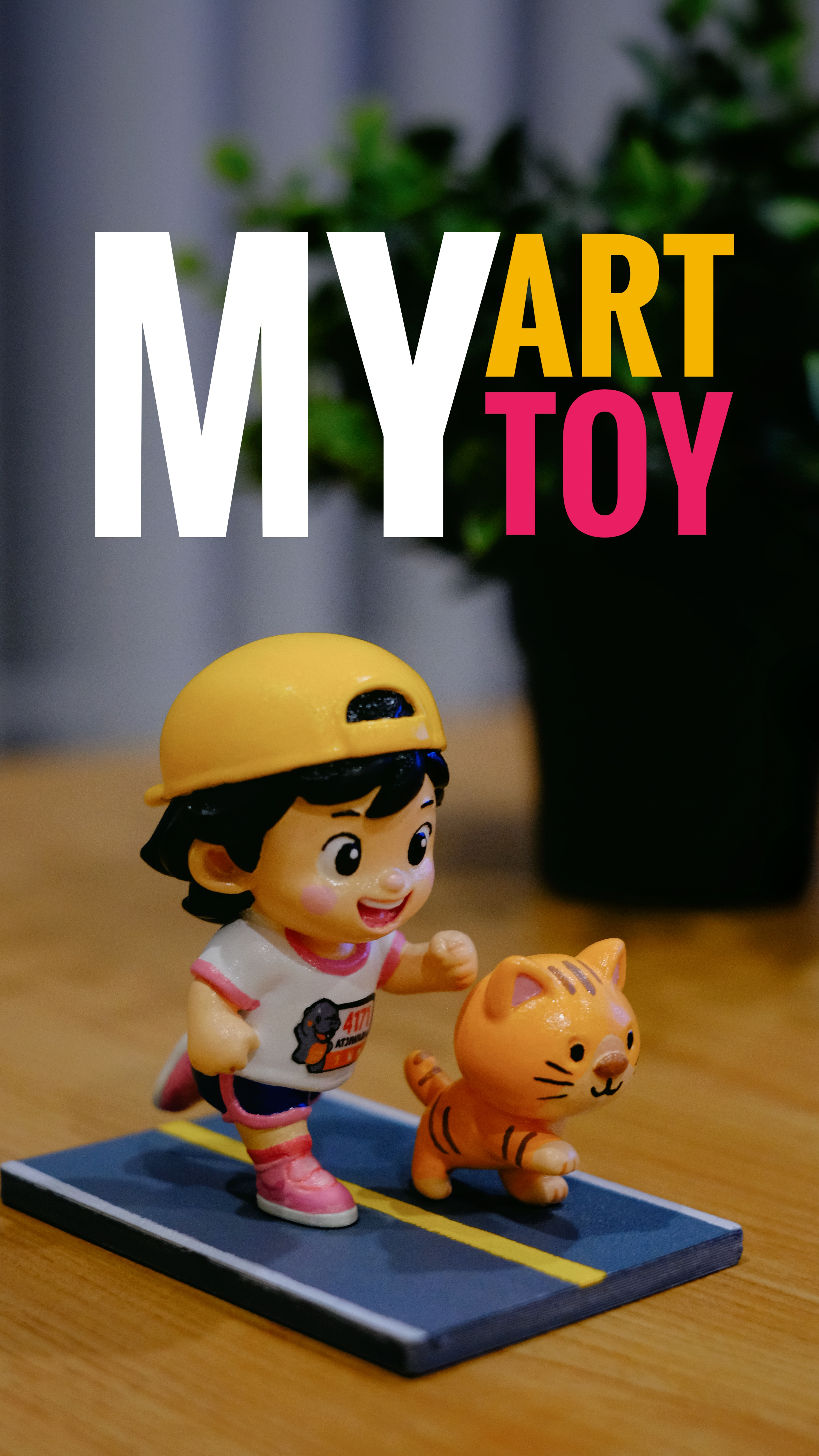 MY ART TOY Art Toy 3D Series No.01 — hand painted one of a kind